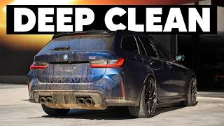 Cleaning a Dirty BMW M3 Touring   Wheels Off Work
