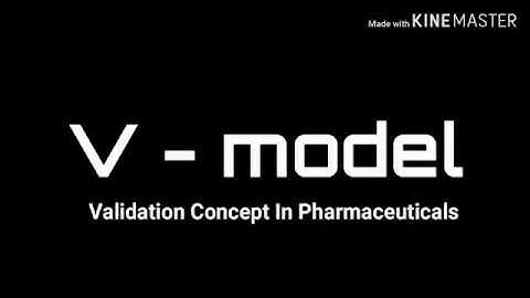 #V-model: The validation concept in #pharmaceuticals