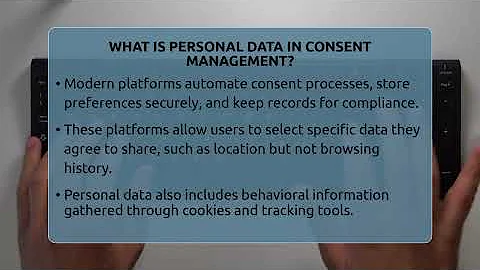 What Is Personal Data In Consent Management? - Talking Tech Trends