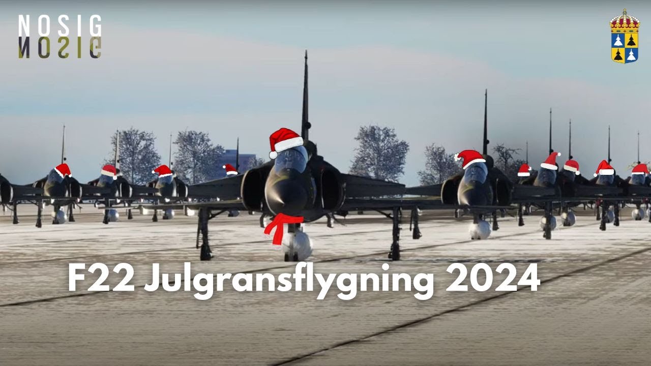 F22 Julgransflygning 2024 | NOSIG