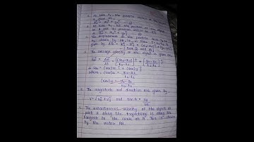 Class 11th Physics Chapter 3.Motion in a Plane NOTES #hscboard #notes