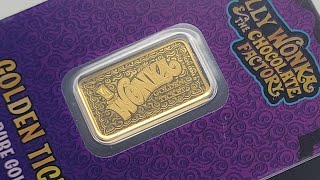 PAMP's Willy Wonka golden ticket bar