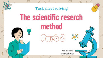 The scientific research method part2