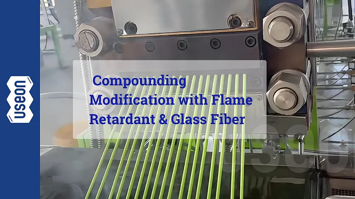 SAT65 Twin Screw Extruder | Compounding Modification with Flame Retardant & Glass Fiber