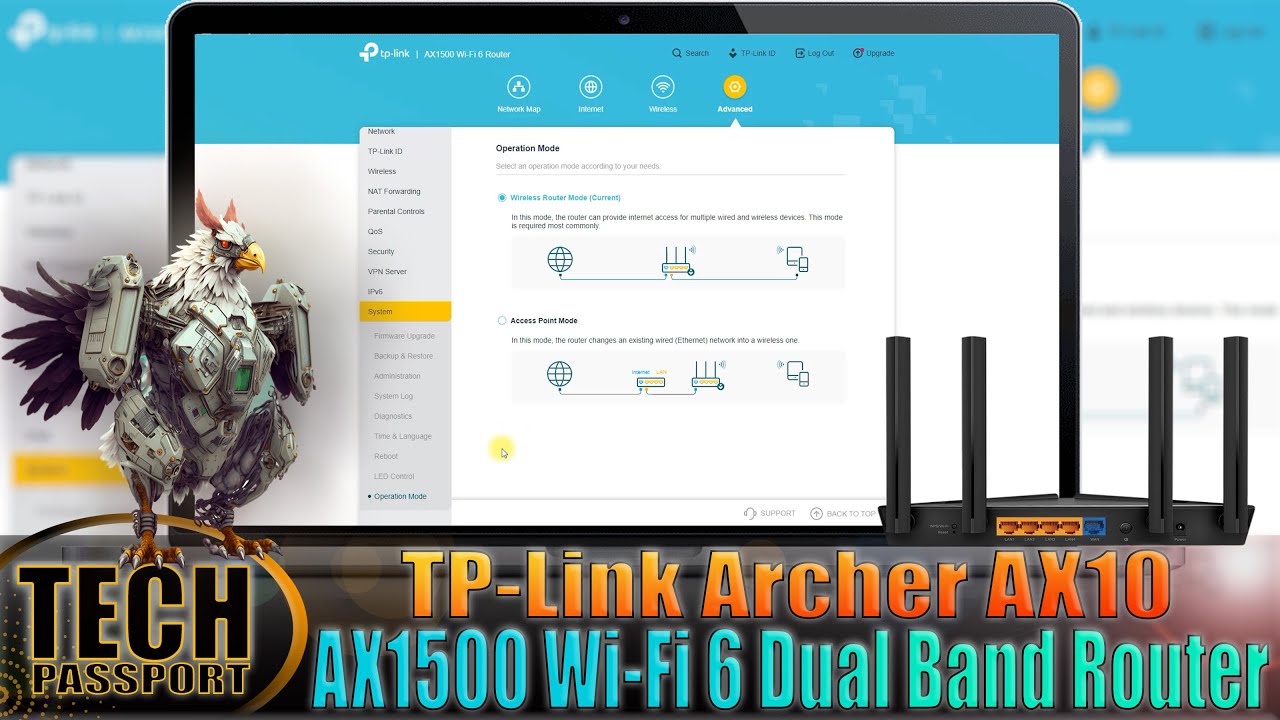 TP-Link Smart WiFi 6 Router (Archer AX10) – 802.11ax Router, 4 Gigabit LAN  Ports, Dual Band AX Router,Beamforming,OFDMA, MU-MIMO, Parental Controls