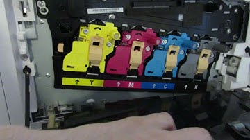 How to empty and clear Xerox Phaser 6510 toner waster container error