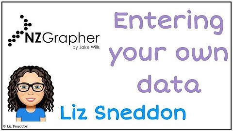 entering your own data into NZGrapher
