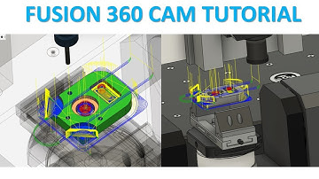 Fusion 360 CAM Tutorial #76 | Fusion 360 Mill 2D Toolpath Basic Beginners