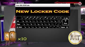 NBA 2K20 New Locker Code and Investing MT?