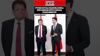 Union Commerce Minister Piyush Goyal Holds Bilateral Discussions With Canada Trade Minister #shorts