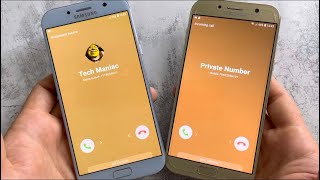 Incoming Calls Samsung Galaxy A7 Vs A7 Gold Vs Blue