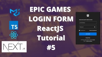 Epic Games Store ReactJS UI  - NextJS, MaterialUI, ReactJS, TypeScript -Login Form Design #5