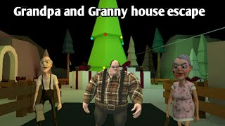 Petualangan Di Malam Natal - Grandpa and Granny House Escape full gameplay screenshot 4