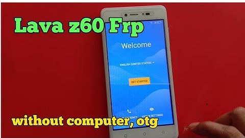 Lava z60 frp unlock, google lock bypass with out pc.