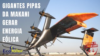 Gigantes Pipas Da Makani São Soltas Para Gerar Energia Eólica
