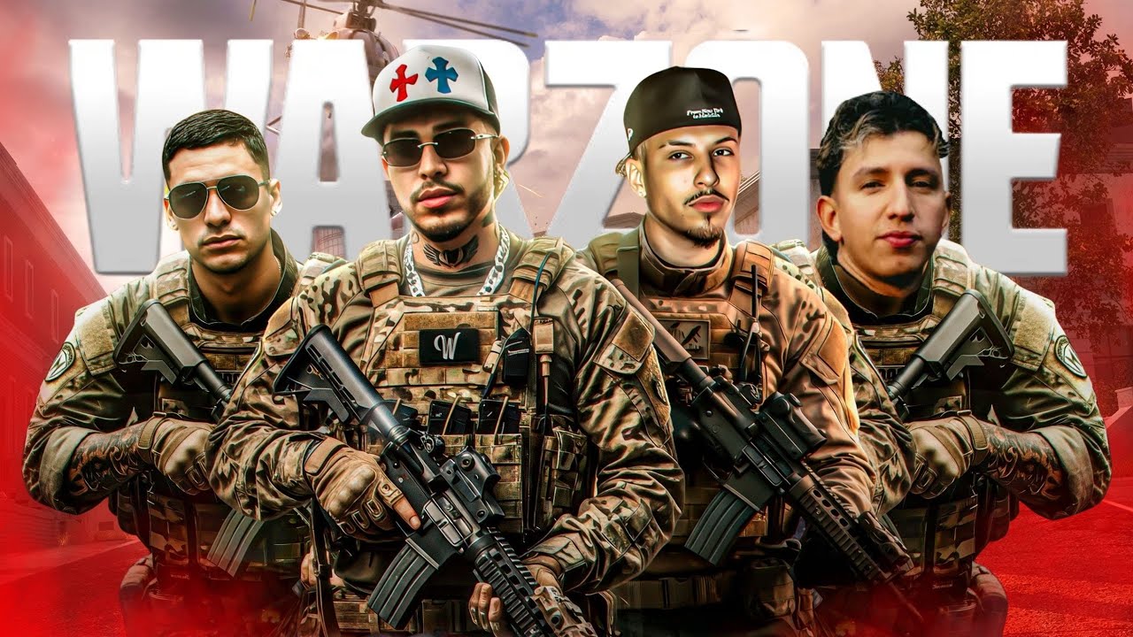 LA GANGA JUGANDO WARZONE | WESTCOL X CHANTY X SAMI X LEANDRO