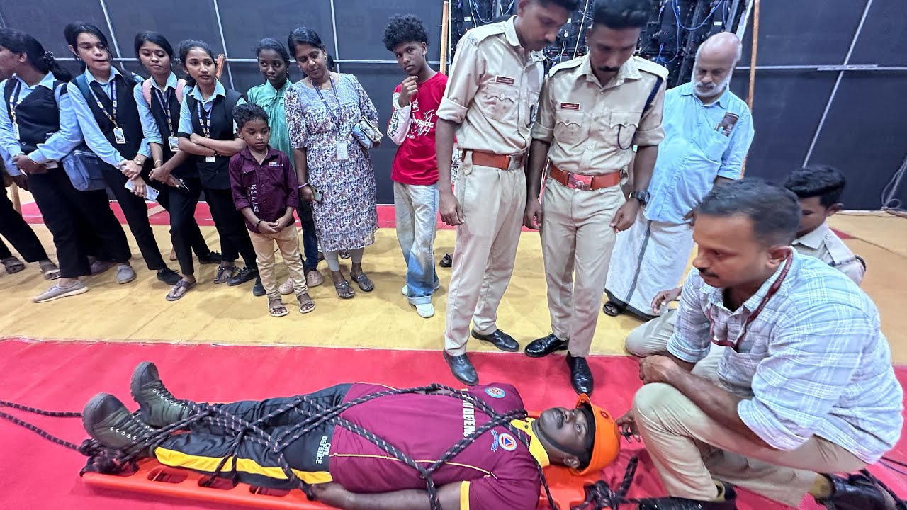 Kerala fire force Rescue Demonstration - YouTube