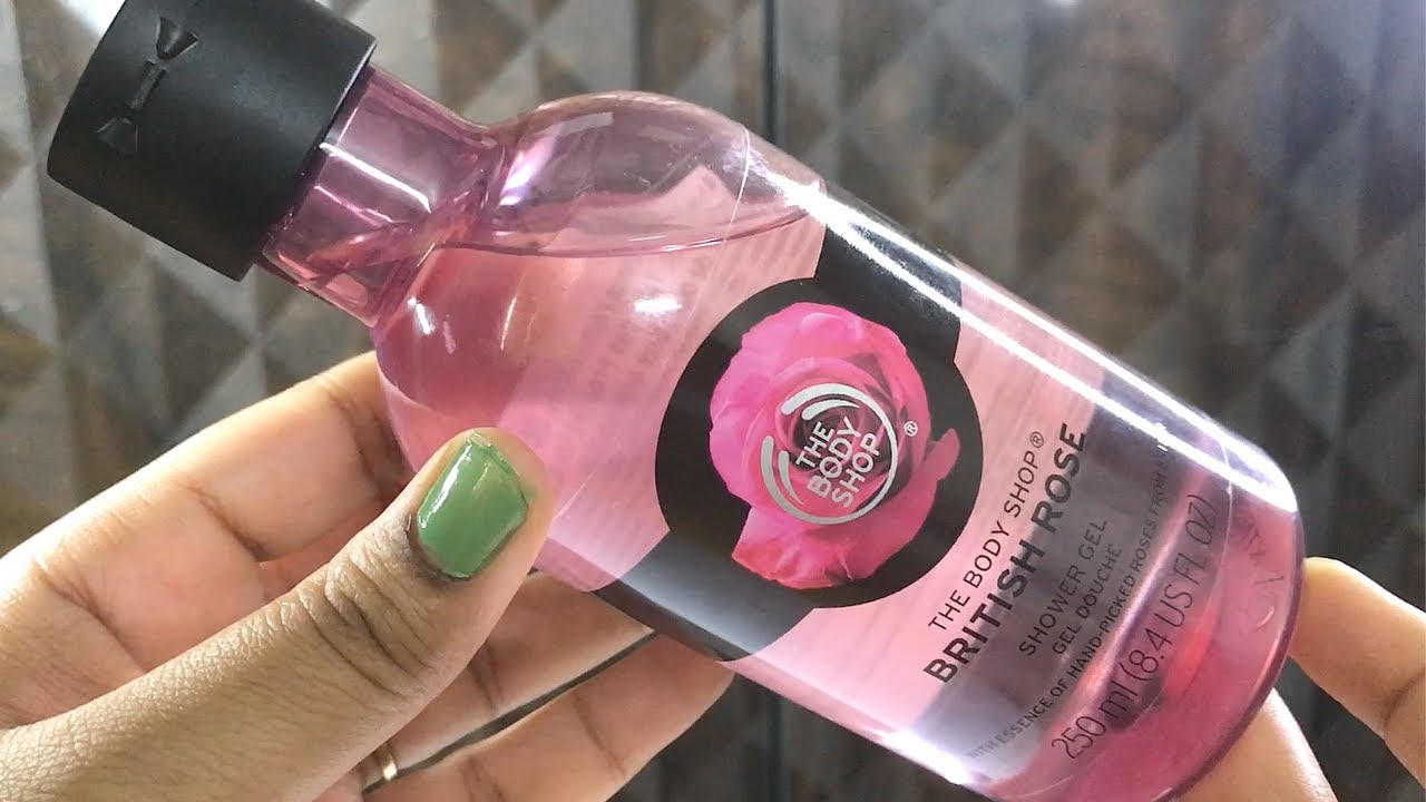 The Body Shop British Rose Shower Gel Review YouTube