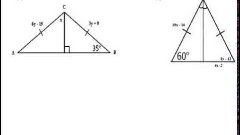 Chapter 4 Test Review - Geometry