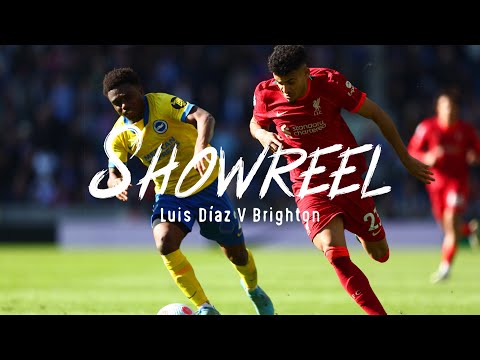 Showreel: Luis Diaz dominates the attack at Brighton