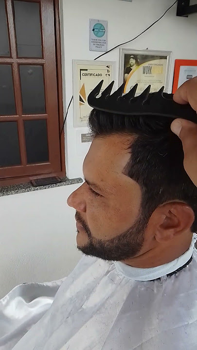 Degrade navalhado com desenho xadrez na lateral @047_neguinho, By Heroes  Barber Club