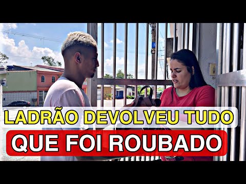 Ela não entendeu porque o ladrão devolveu tudo que foi roubado