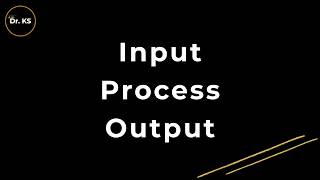 Understanding Input-Process-Output - C programming