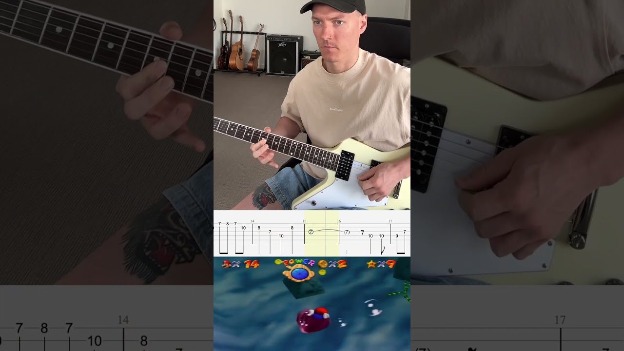 ‘Dire, Dire Docks’ - Super Mario 64 (Guitar Cover with TABS)