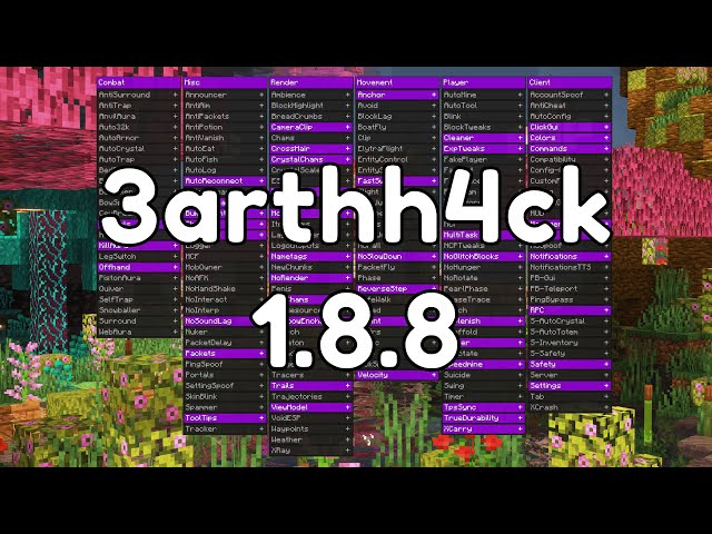 3arthh4ck 1.8.8 - YouTube