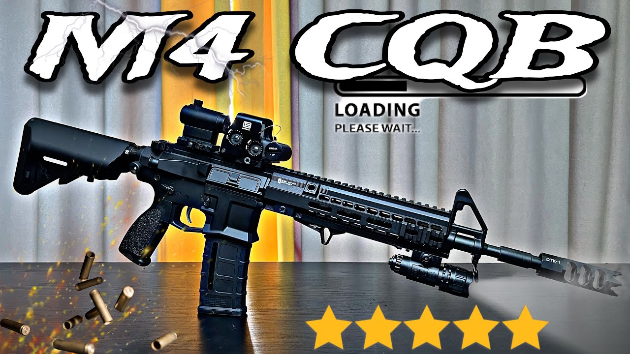 個人装備 CQB-R M4SERIES custom color M4 CQB Fully Upgraded Gel Blaster 290FPS Full Auto Rifle toy gun