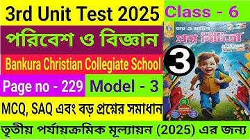 Class 6|3rd Unit Test 2025|Science|Roy & Martin Proshno Bichitra|Page 229|Model 3|Final Exam 2025