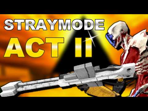 The PLAYABLE STRAY MOD got updated for ACT 2 and it's incredible now (ULTRAKILL)
