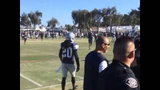 2014 training camp fight between the raiders and cowboys