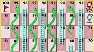 Snake and ladders 2 player | Ludo king snake and ladder 2 player match | Snake ladder game