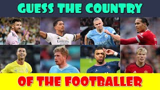 Guess the Country of the Football Player | Soccer Quiz