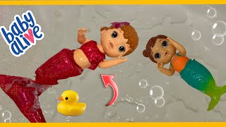 BABY ALIVE Mermaids Swimming in the Bath ‍♀