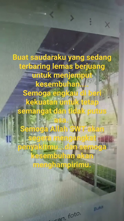 Kata kata penyemangat buat orang yang sedang sakit.