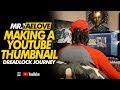 MAKING A YOUTUBE THUMBNAIL | DREADLOCK JOURNEY