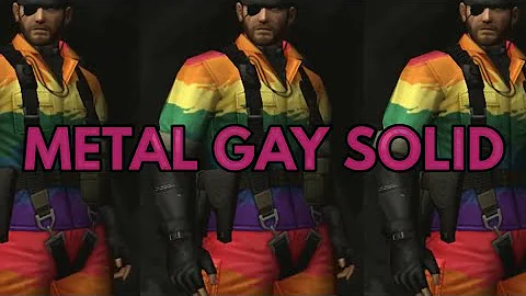 489 Separate Instances Of Someone Being Gay In The Metal Gear Solid Series.