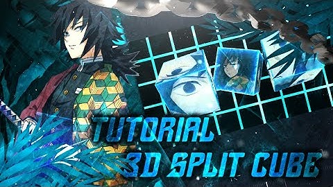 Tutorial AMV 3D Split Cube Like me | Alight Motion