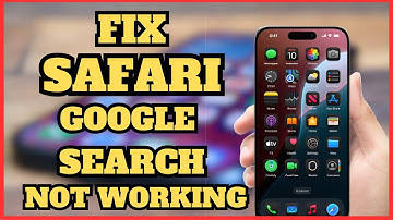 Fix Safari Google Search Not Working on iPhone or iPad | Quick 2024 Solution