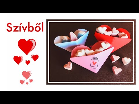 Videó: DIY Valentin: Hogyan Lehet A Szív Gyapjúból
