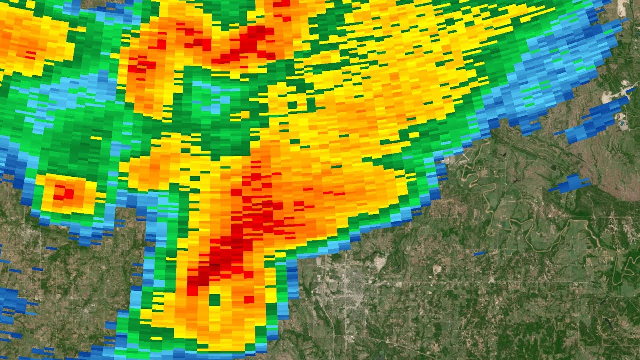 2009 Lone Grove, Oklahoma Supercell Radar Loop - YouTube