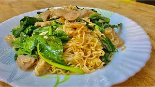 Fried Noodles with vegetable and eggs, Best street food, Amazing food
