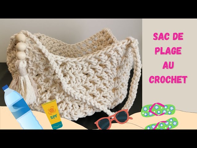 Sacs de plage au crochet : 3 jolis modèles au choix ! - Tricoti-tricotin •  Le crochet, c'est pas sorcier ! Le tricot, c'est rigolo !