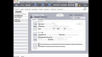 Consignment Pro 3.0 v13: Consign Main Screen