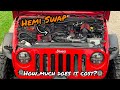 My Jeep Wrangler DIY Hemi Swap Cost HOW MUCH???
