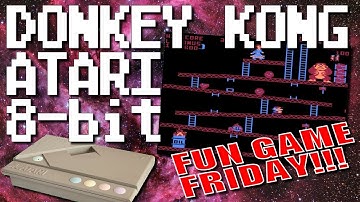 Donkey Kong for Atari 8-bit / XEGS (Fun Game Friday!)