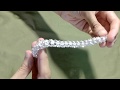 Crystal Rhinestone and pearl Bracelet