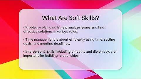What Are Soft Skills? - The Personal Growth Path